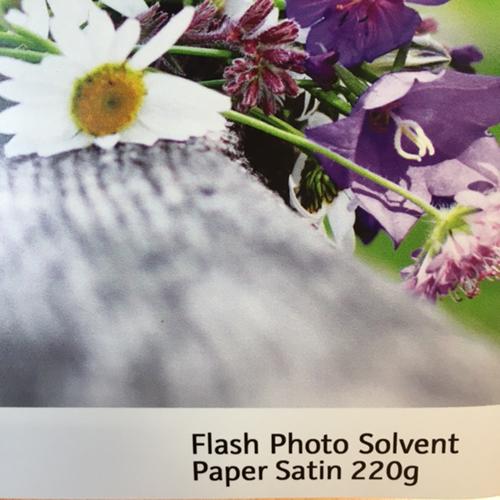 Flash Photo Solvent Paper Satin 220gr